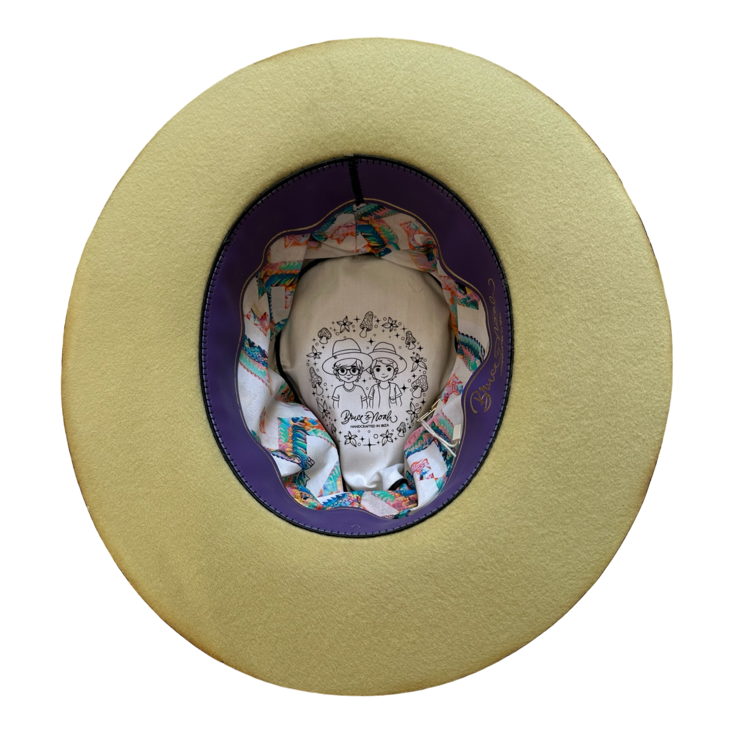 Green Stone - Adult Fedora Hat By Bruce And Noah