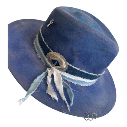 Blue Sea - Adult Fedora Hat By Bruce And Noah