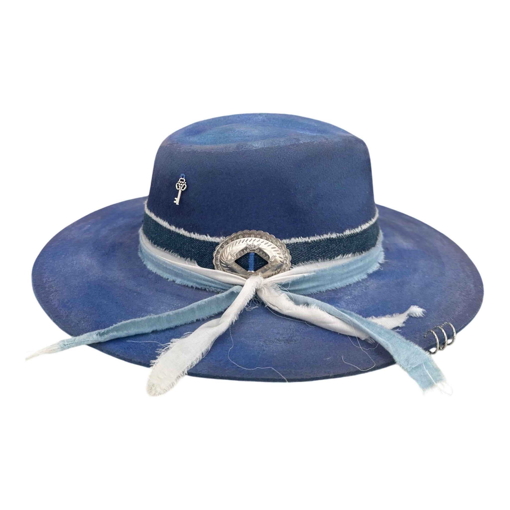 Blue Sea - Adult Fedora Hat By Bruce And Noah