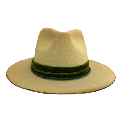 Green Stone - Adult Fedora Hat By Bruce And Noah