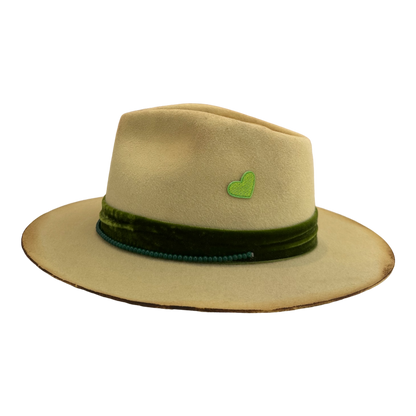 Green Stone - Adult Fedora Hat By Bruce And Noah