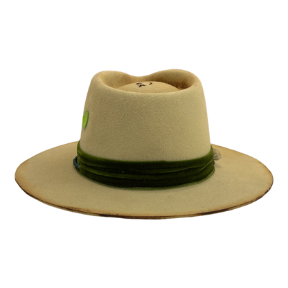 Green Stone - Adult Fedora Hat By Bruce And Noah