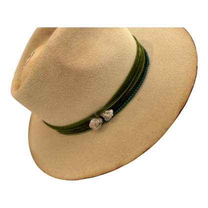 Green Stone - Adult Fedora Hat By Bruce And Noah