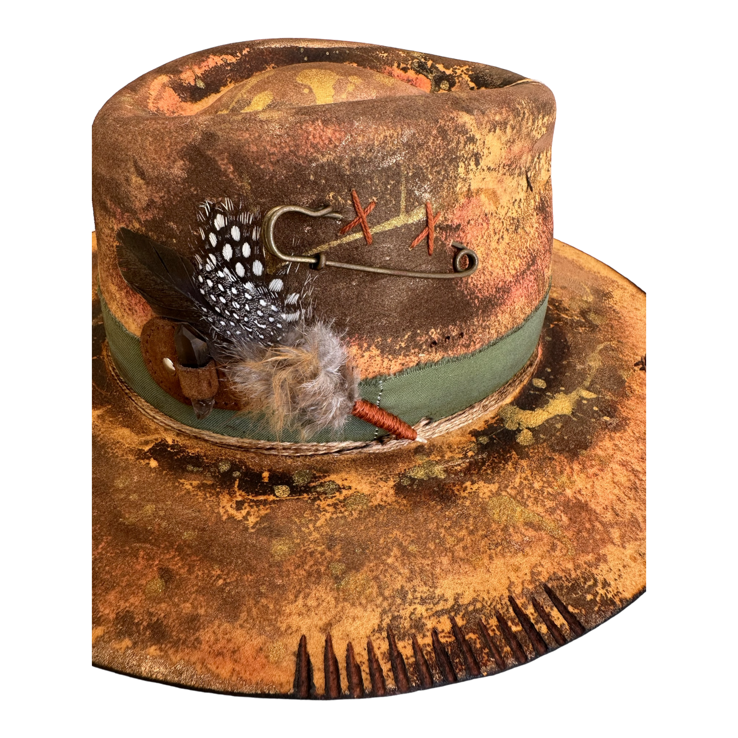 Heart Of Gold - Adult Fedora Hat By Bruce And Noah