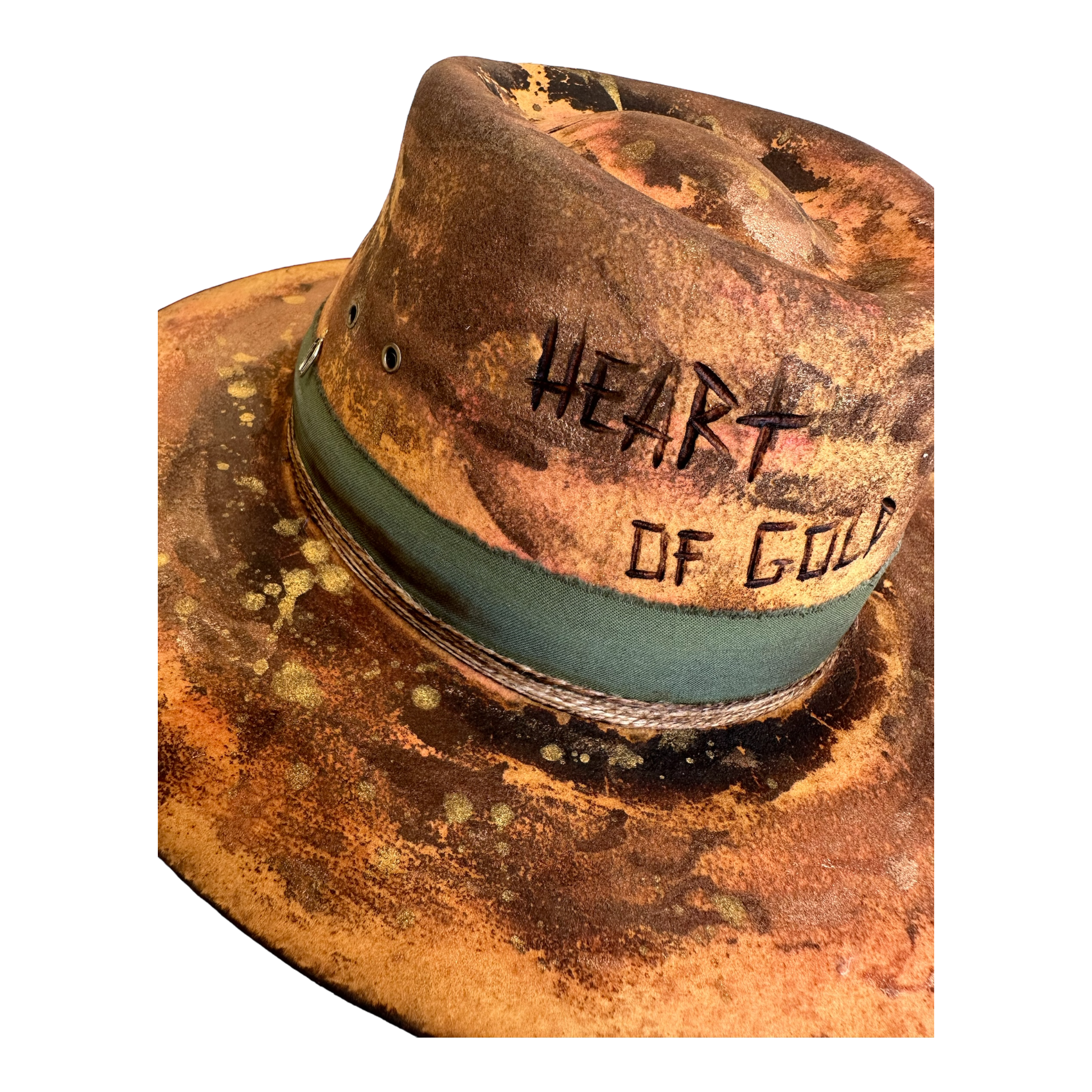 Heart Of Gold - Adult Fedora Hat By Bruce And Noah