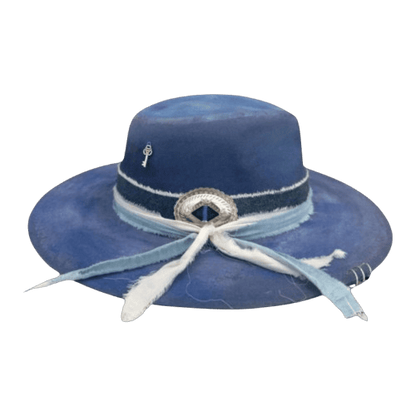 Blue Sea - Adult Fedora Hat By Bruce And Noah